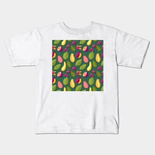 Tropical Fruit Pattern Kids T-Shirt